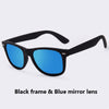 AOFLY Fashion Sunglasses Men Polarized Sunglasses Men Driving Mirrors Coating Points Black Frame Eyewear Male Sun Glasses UV400