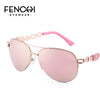 FENCHI Sunglasses Women Driving Pilot Classic Vintage Eyewear Sunglasses High Quality Metal Brand Designer Glasses